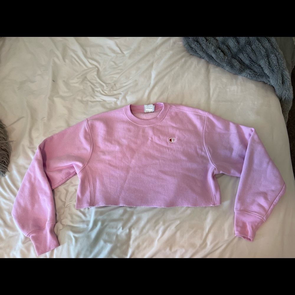 CHAMPION REVERSE WEAVE CROPPED HOODIE